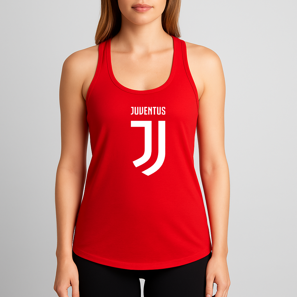 Women's Juventus Soccer Racerback Tank Top