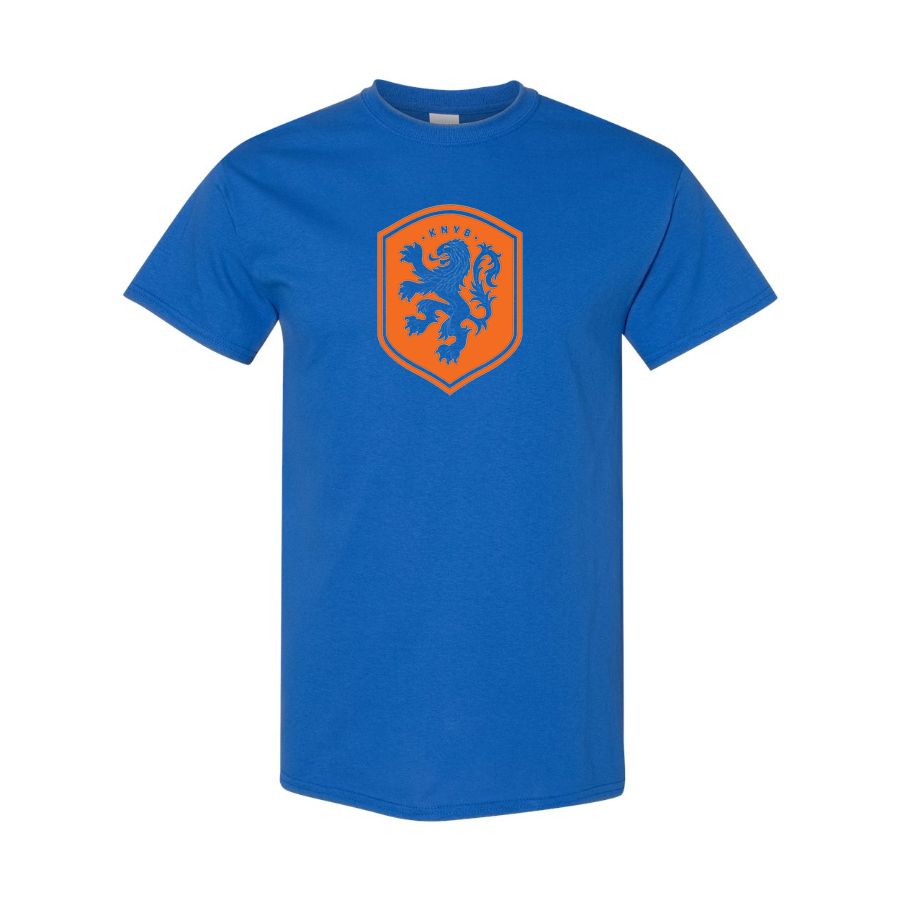 Youth Kids Netherlands National Soccer Team Cotton T-Shirt