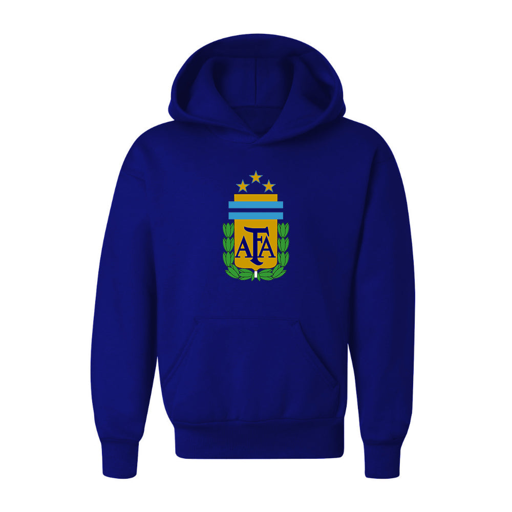 Youth Kids Argentina National Soccer Team Pullover Hoodie