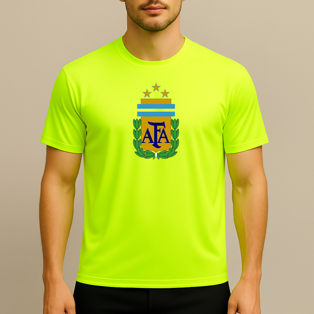 Men's Argentina National Soccer Team Polyester T-Shirt