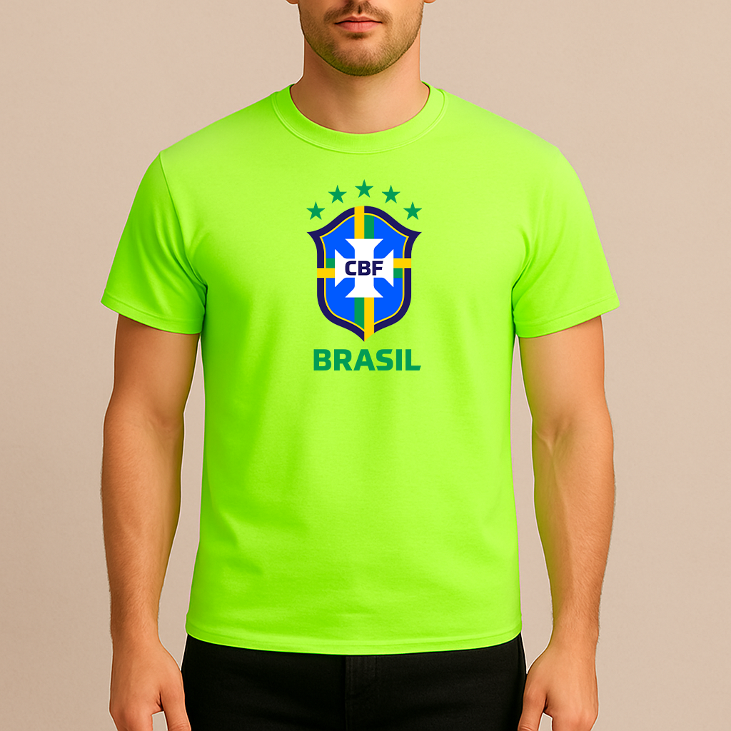 Men's Brasil National Soccer Team Cotton T-Shirt