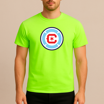 Men's Chicago Fire Soccer Cotton T-Shirt
