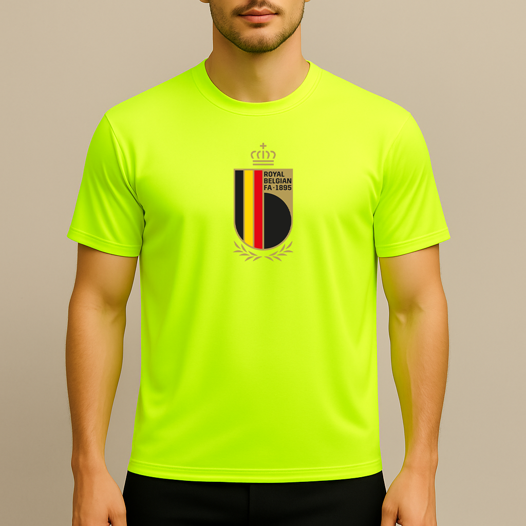 Men's Belgium National Soccer Team Polyester T-Shirt