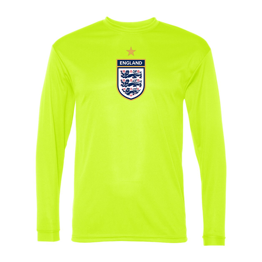 Men’s  England National Soccer Team - C2 Sport - Performance Long Sleeve T-Shirt - 5104