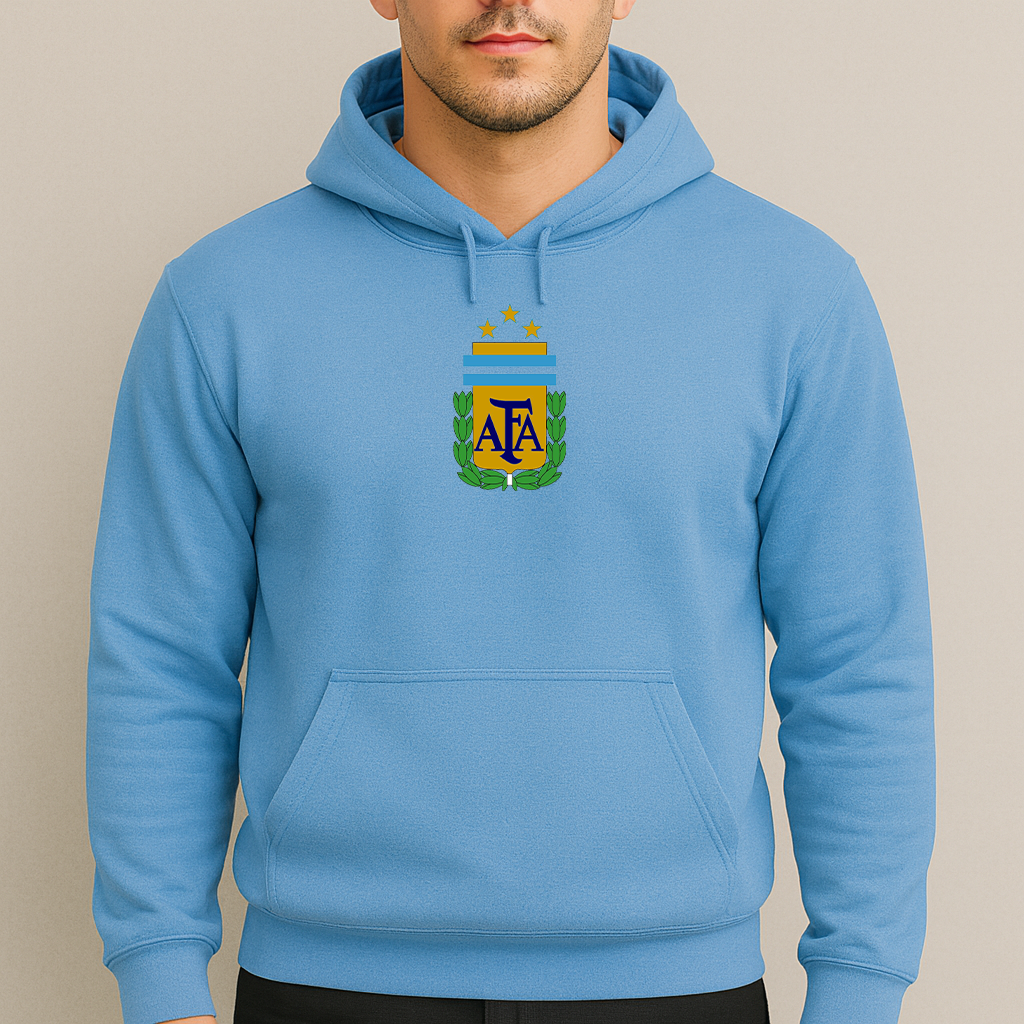 Men's Argentina National Soccer Team Pullover Hoodie