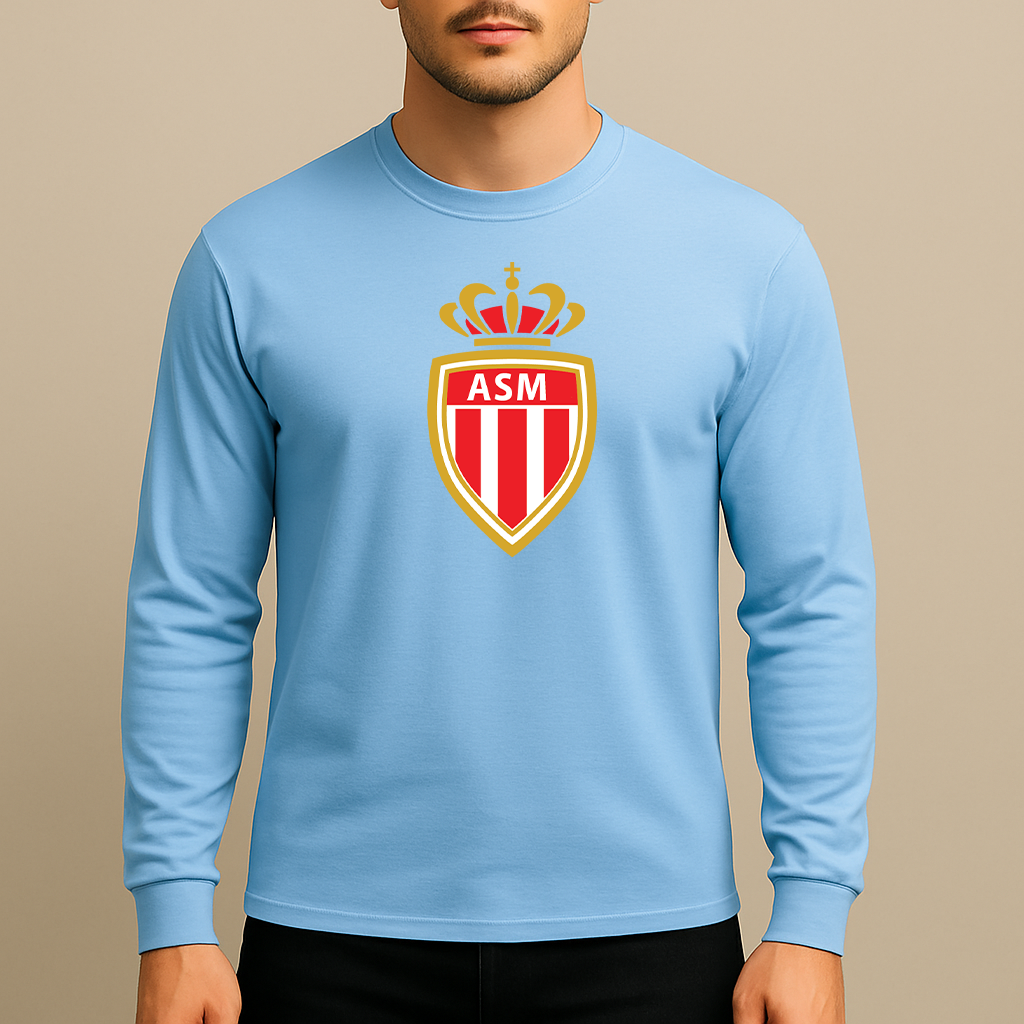 Men's AS Monaco FC Long Sleeve T-Shirt