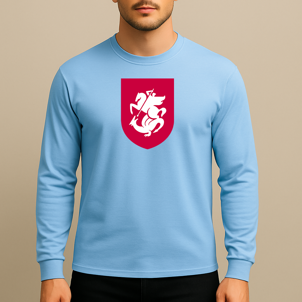 Men's Georgia National Soccer Team Long Sleeve T-Shirt