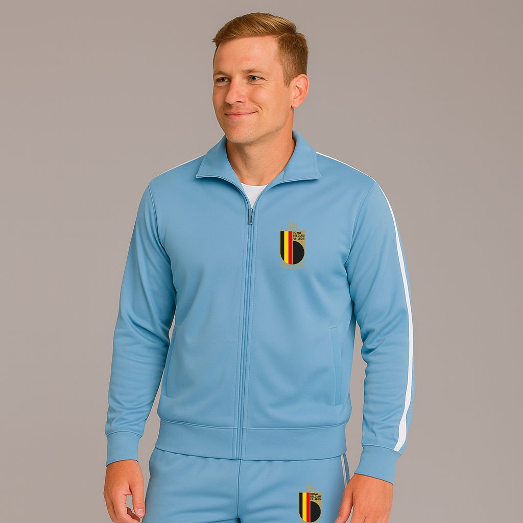 Men's Belgium National Soccer Team Logo Dri-Fit TrackSuit