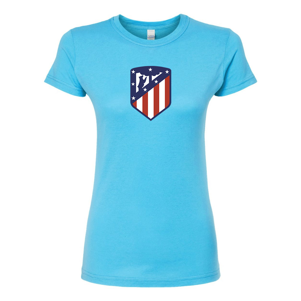 Women’s Atletico Madrid FC Round Neck T-Shirt