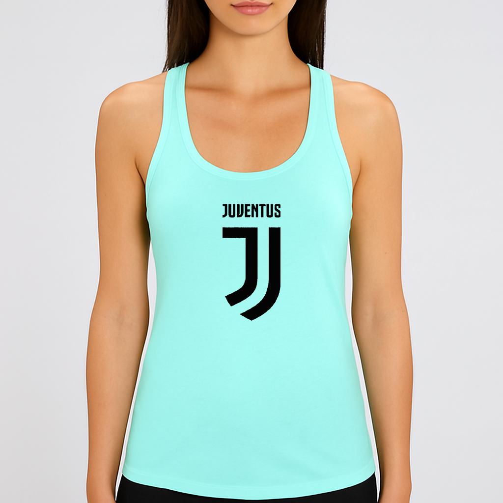 Women's Juventus Soccer Racerback Tank Top