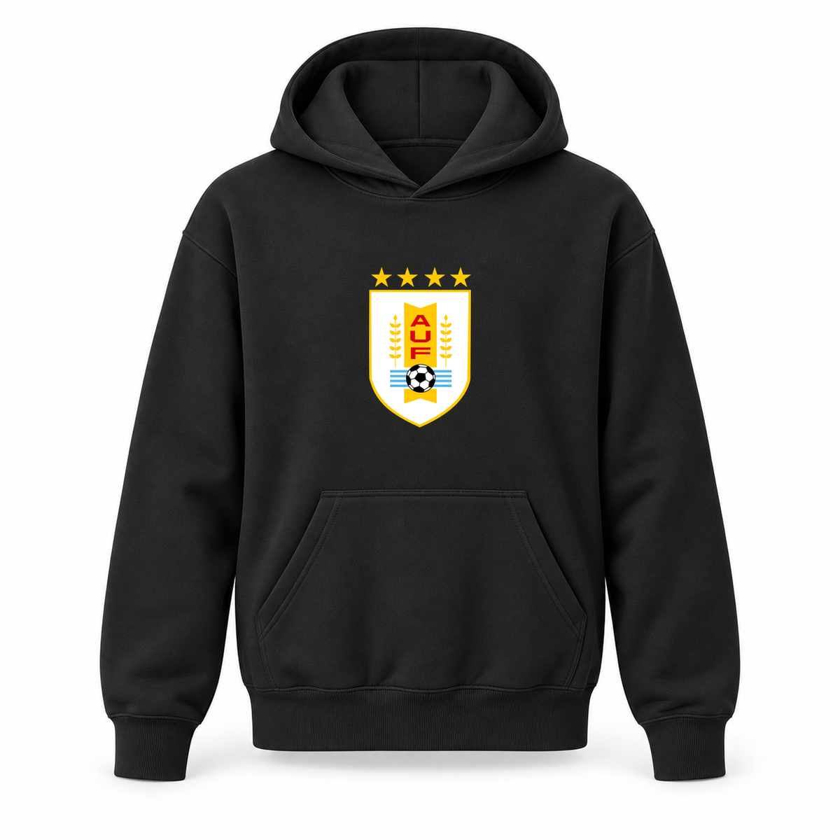 Youth Kids Uruguay National Soccer Team Pullover Hoodie | Color: Black | Refreshed youth hoodie, original Drive artwork