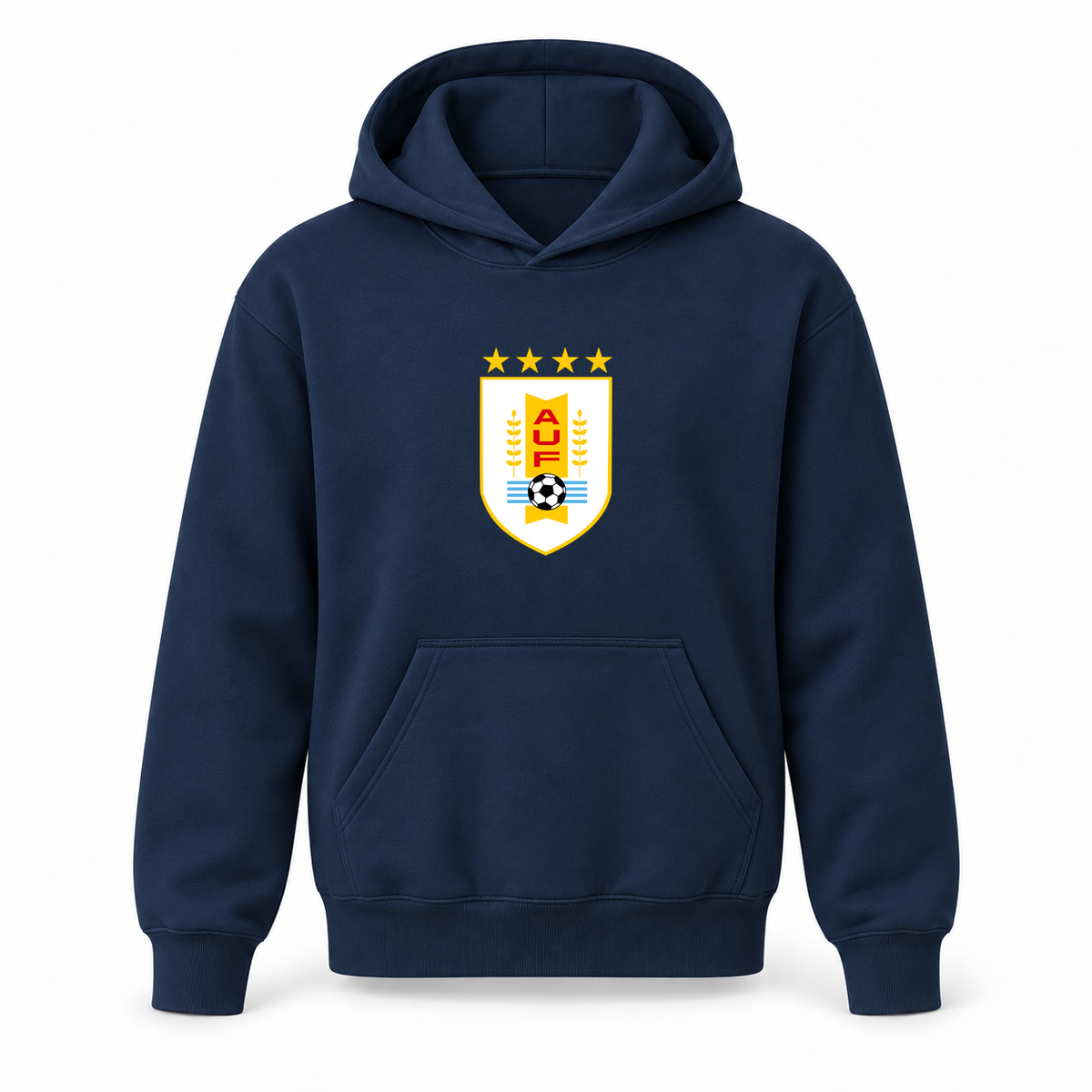 Youth Kids Uruguay National Soccer Team Pullover Hoodie | Color: Navy | Refreshed youth hoodie, original Drive artwork