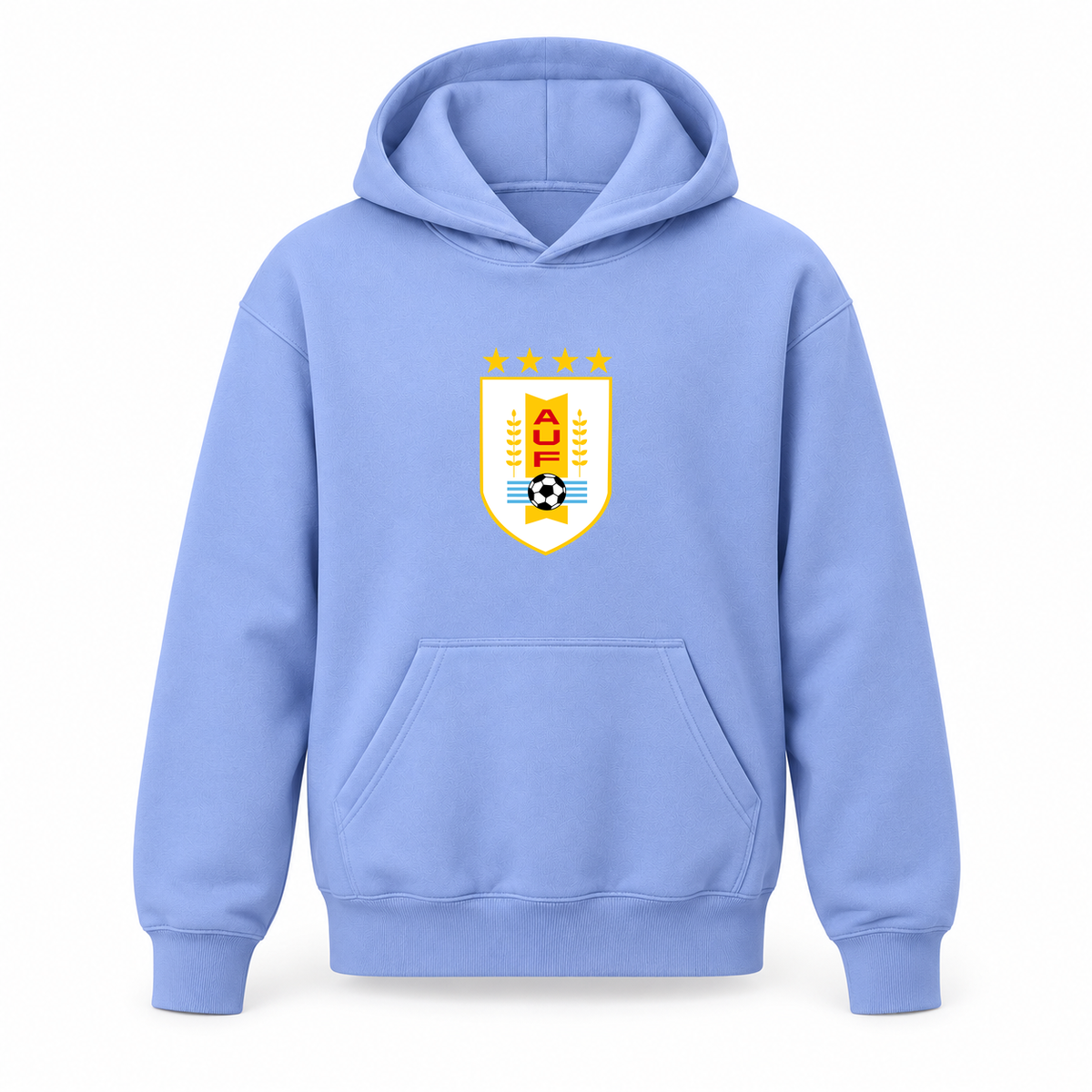 Youth Kids Uruguay National Soccer Team Pullover Hoodie | Color: Turquoise | Refreshed youth hoodie, original Drive artwork