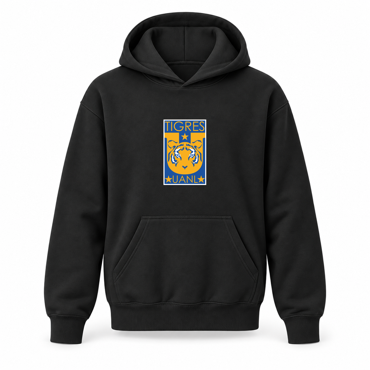 Youth Kids Tigres UANL FC Pullover Hoodie | Color: Black | Refreshed youth hoodie, original Drive artwork