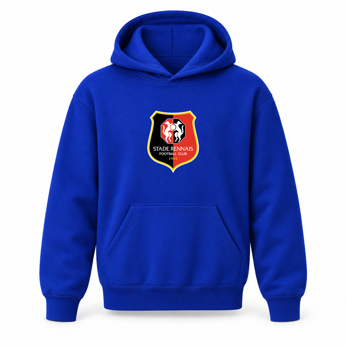 Youth Kids Stade Rennais FC Pullover Hoodie | Color: Blue | Refreshed youth hoodie, original Drive artwork