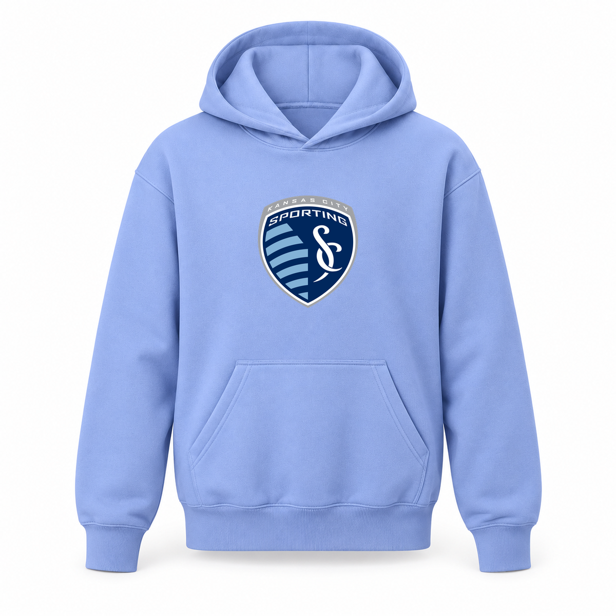 Youth Kids Sporting Kansas City FC Pullover Hoodie | Color: Turquoise | Refreshed youth hoodie, original Drive artwork
