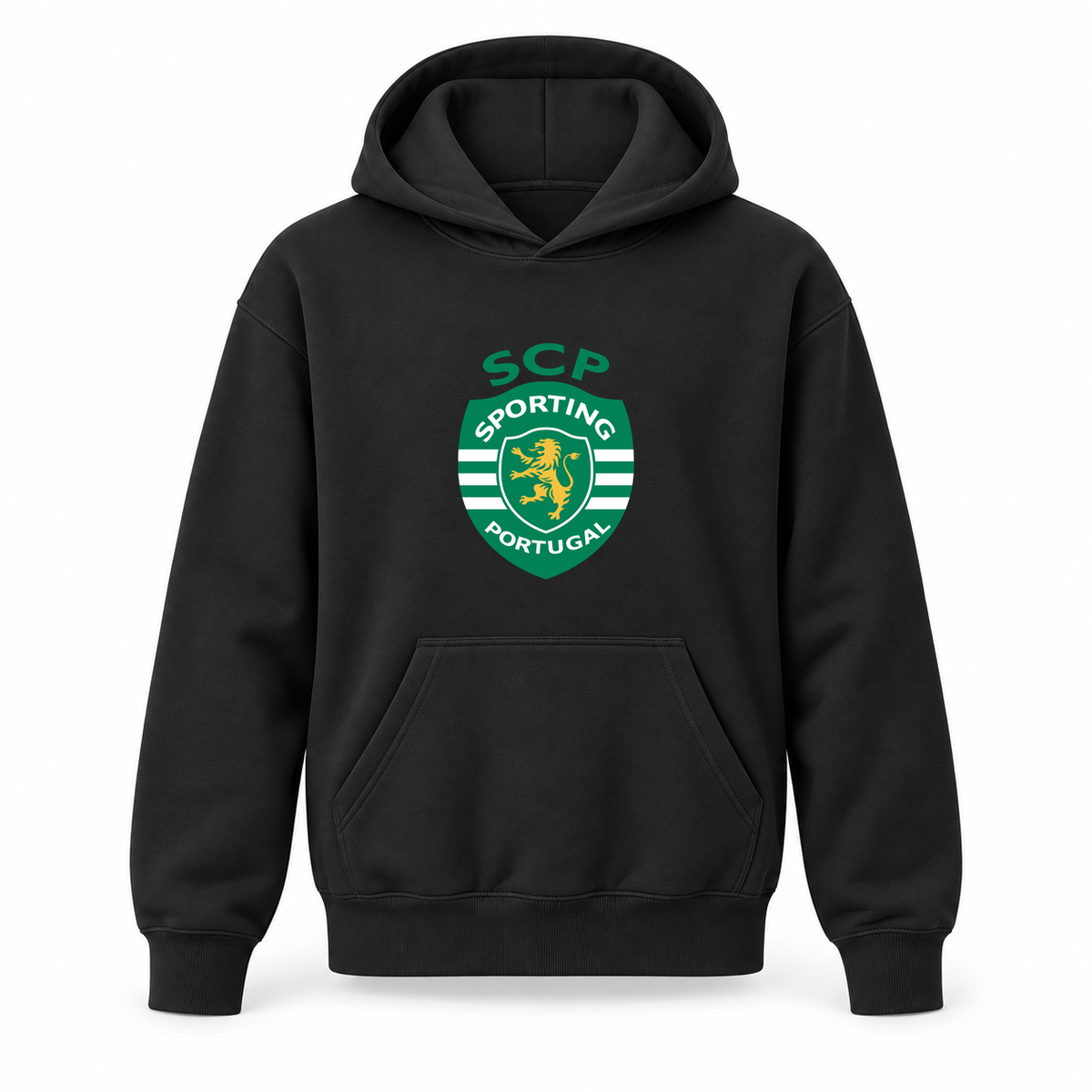 Youth Kids Sporting CP FC Pullover Hoodie | Color: Black | Refreshed youth hoodie, original Drive artwork
