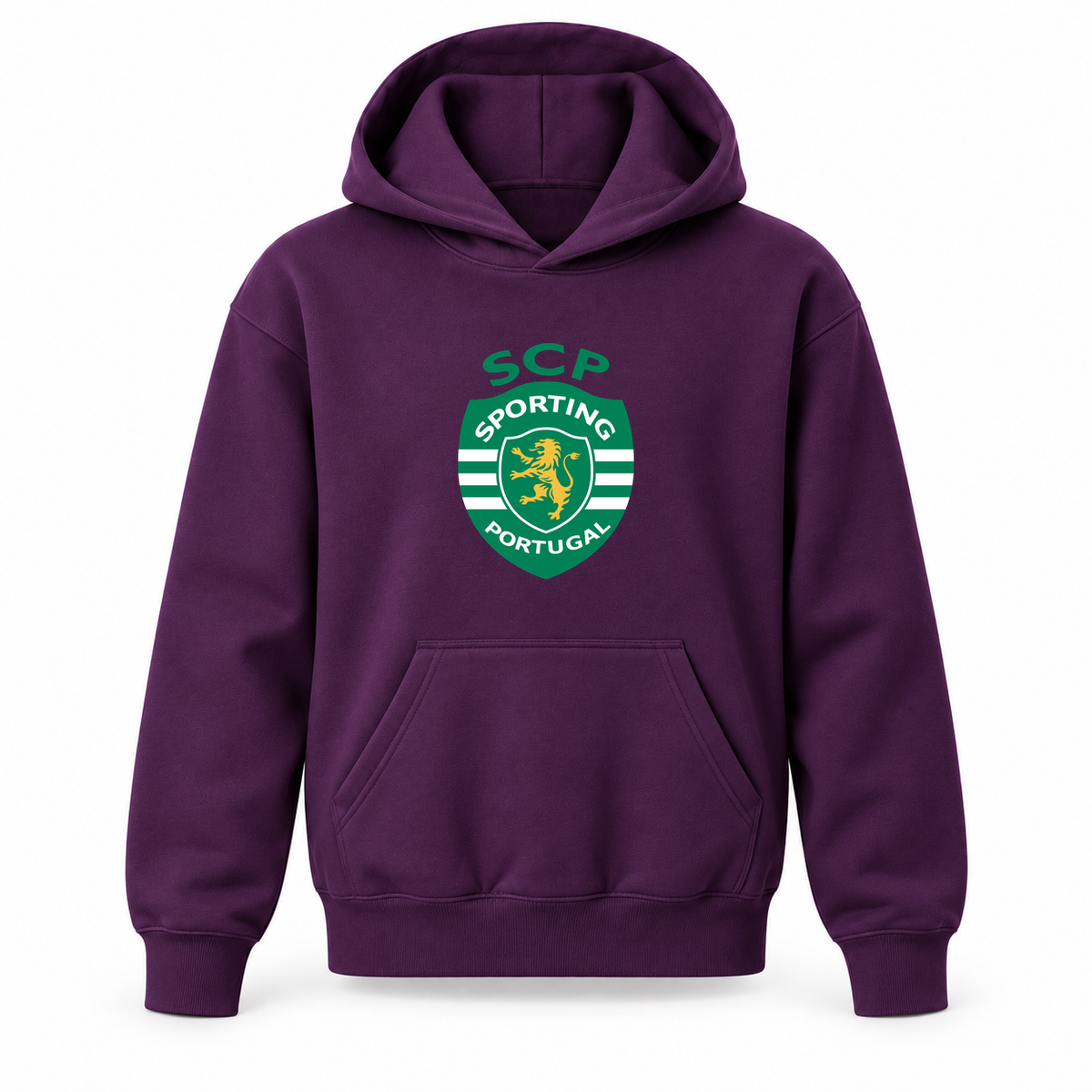 Youth Kids Sporting CP FC Pullover Hoodie | Color: Purple | Refreshed youth hoodie, original Drive artwork