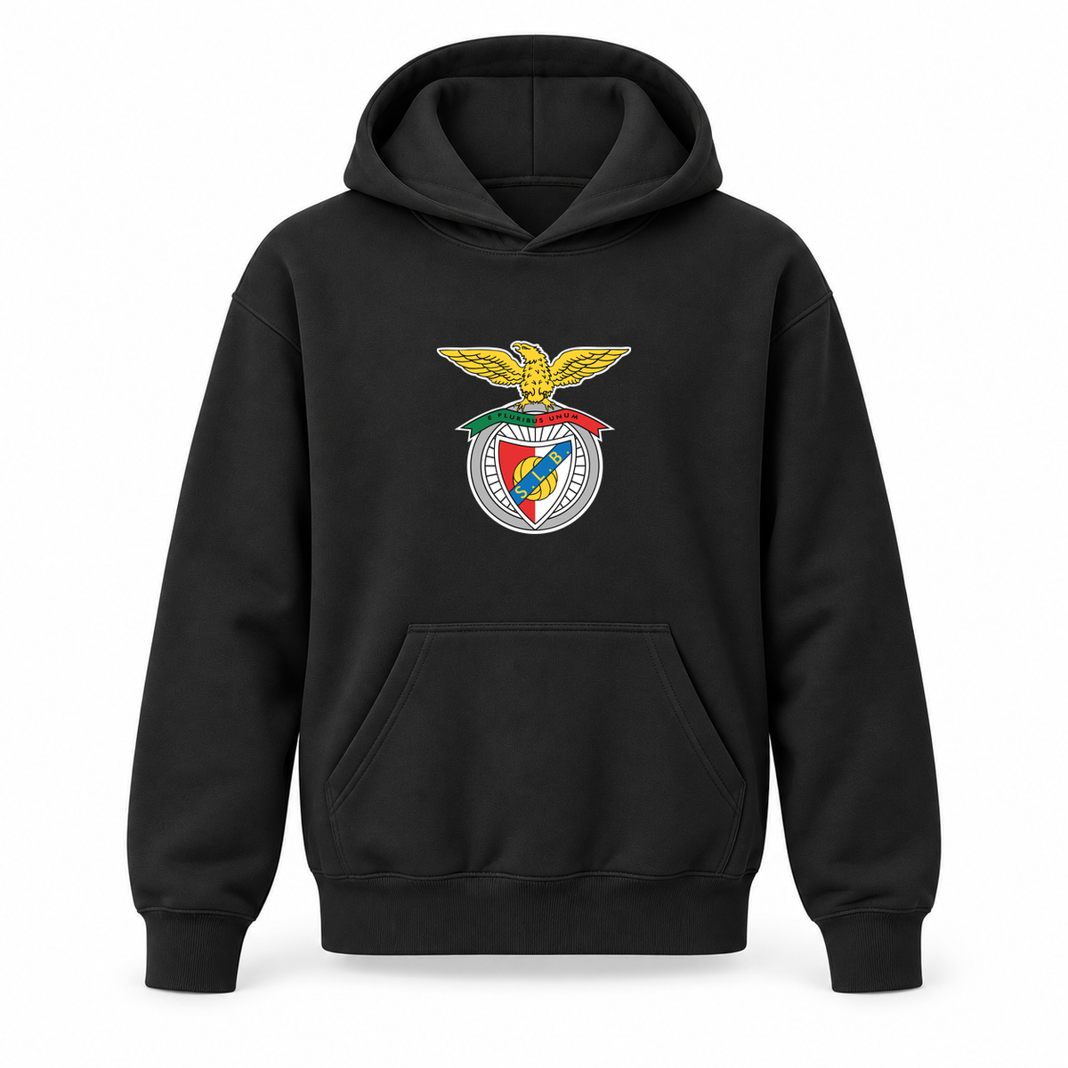Youth Kids SL Benfica FC Pullover Hoodie | Color: Black | Refreshed youth hoodie, original Drive artwork