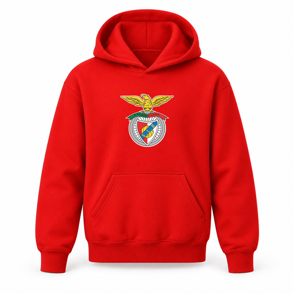 Youth Kids SL Benfica FC Pullover Hoodie | Color: Red | Refreshed youth hoodie, original Drive artwork