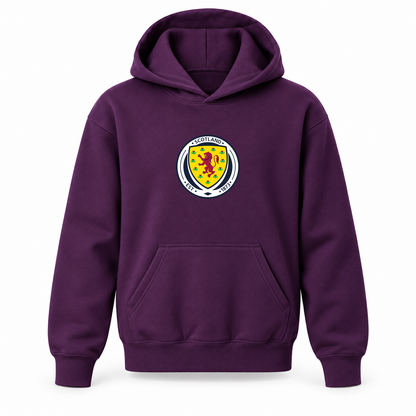 Youth Kids Scotland National Soccer Team Pullover Hoodie | Color: Purple | Refreshed youth hoodie, original Drive artwork