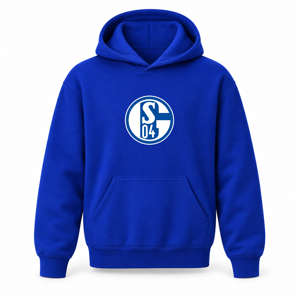 Youth Kids Schalke 04 FC Pullover Hoodie | Color: Blue | Refreshed youth hoodie, original Drive artwork