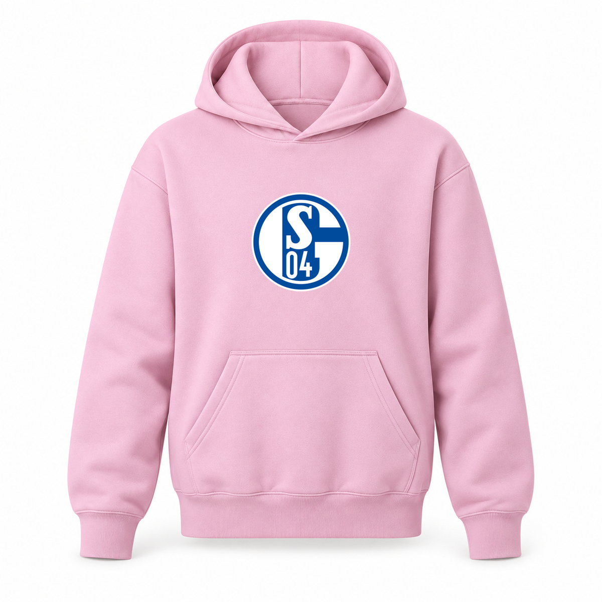 Youth Kids Schalke 04 FC Pullover Hoodie | Color: Light Pink | Refreshed youth hoodie, original Drive artwork