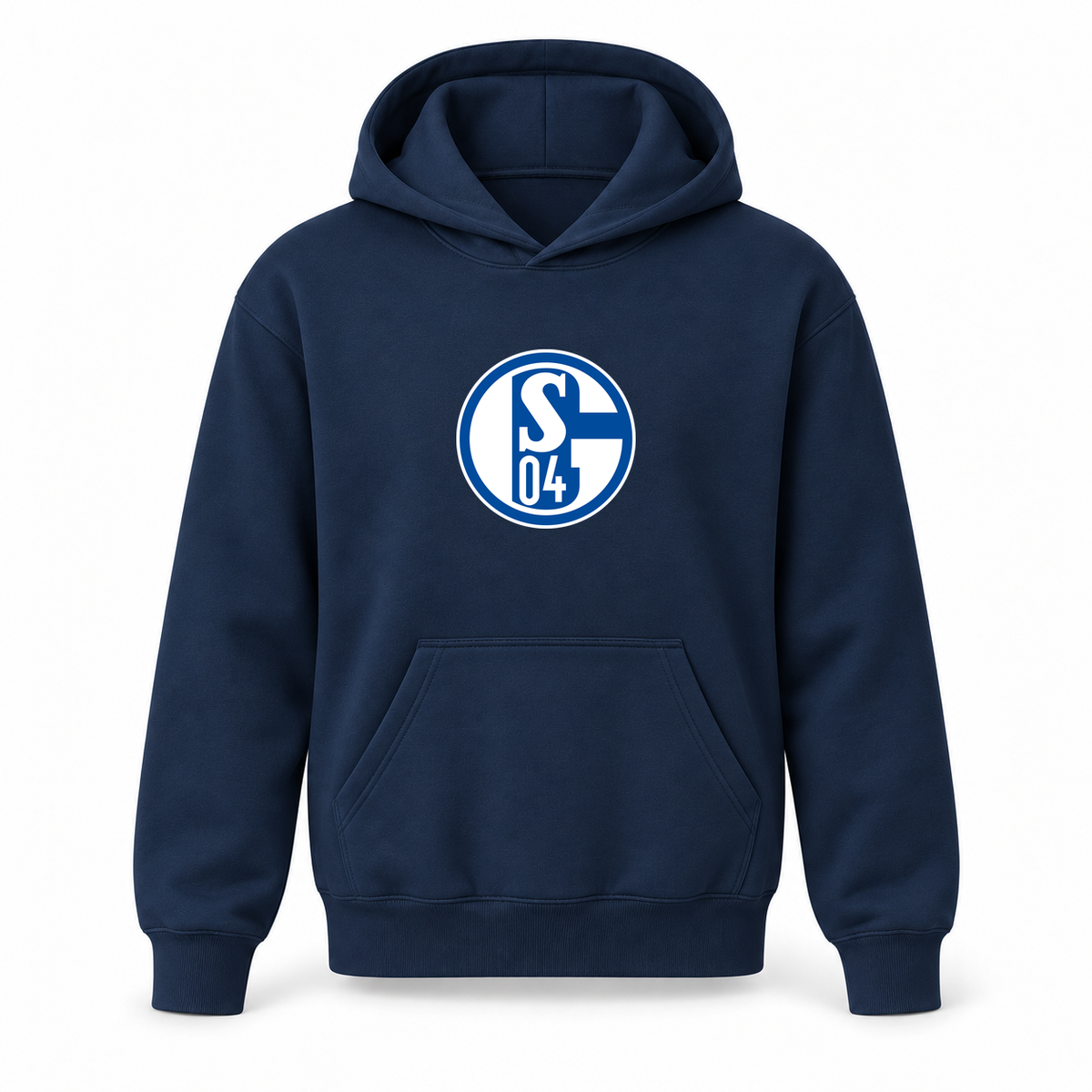 Youth Kids Schalke 04 FC Pullover Hoodie | Color: Navy | Refreshed youth hoodie, original Drive artwork