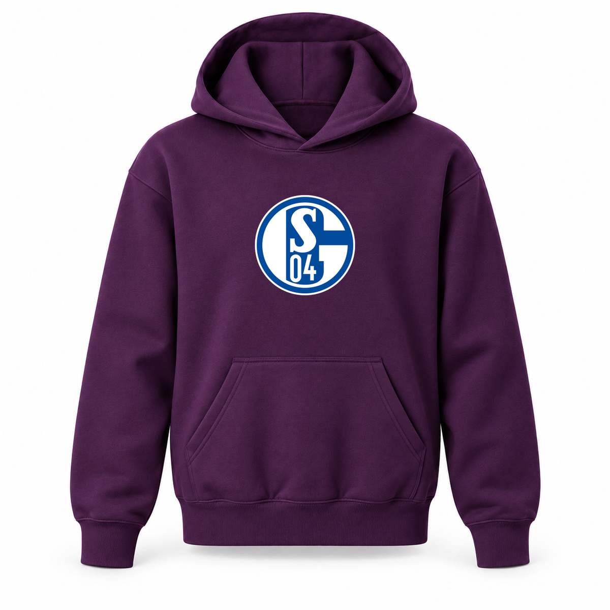 Youth Kids Schalke 04 FC Pullover Hoodie | Color: Purple | Refreshed youth hoodie, original Drive artwork