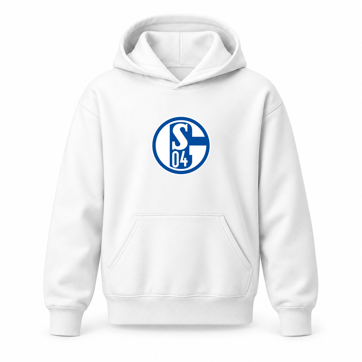 Youth Kids Schalke 04 FC Pullover Hoodie | Color: White | Refreshed youth hoodie, original Drive artwork