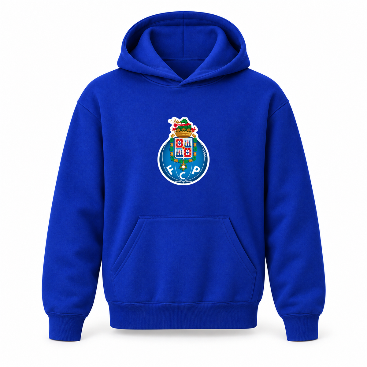 Youth Kids Porto FC Pullover Hoodie | Color: Blue | Refreshed youth hoodie, original Drive artwork
