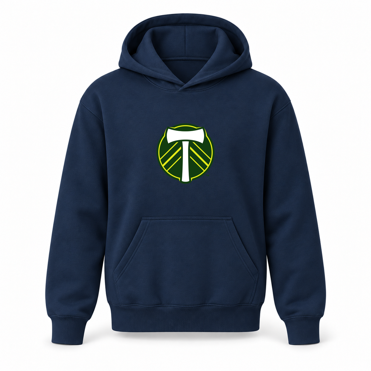 Youth Kids Portland Timbers FC Pullover Hoodie | Color: Navy | Refreshed youth hoodie, original Drive artwork