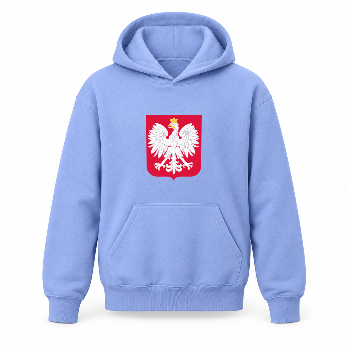 Youth Kids Poland National Soccer Team Pullover Hoodie | Color: Turquoise | Refreshed youth hoodie, original Drive artwork