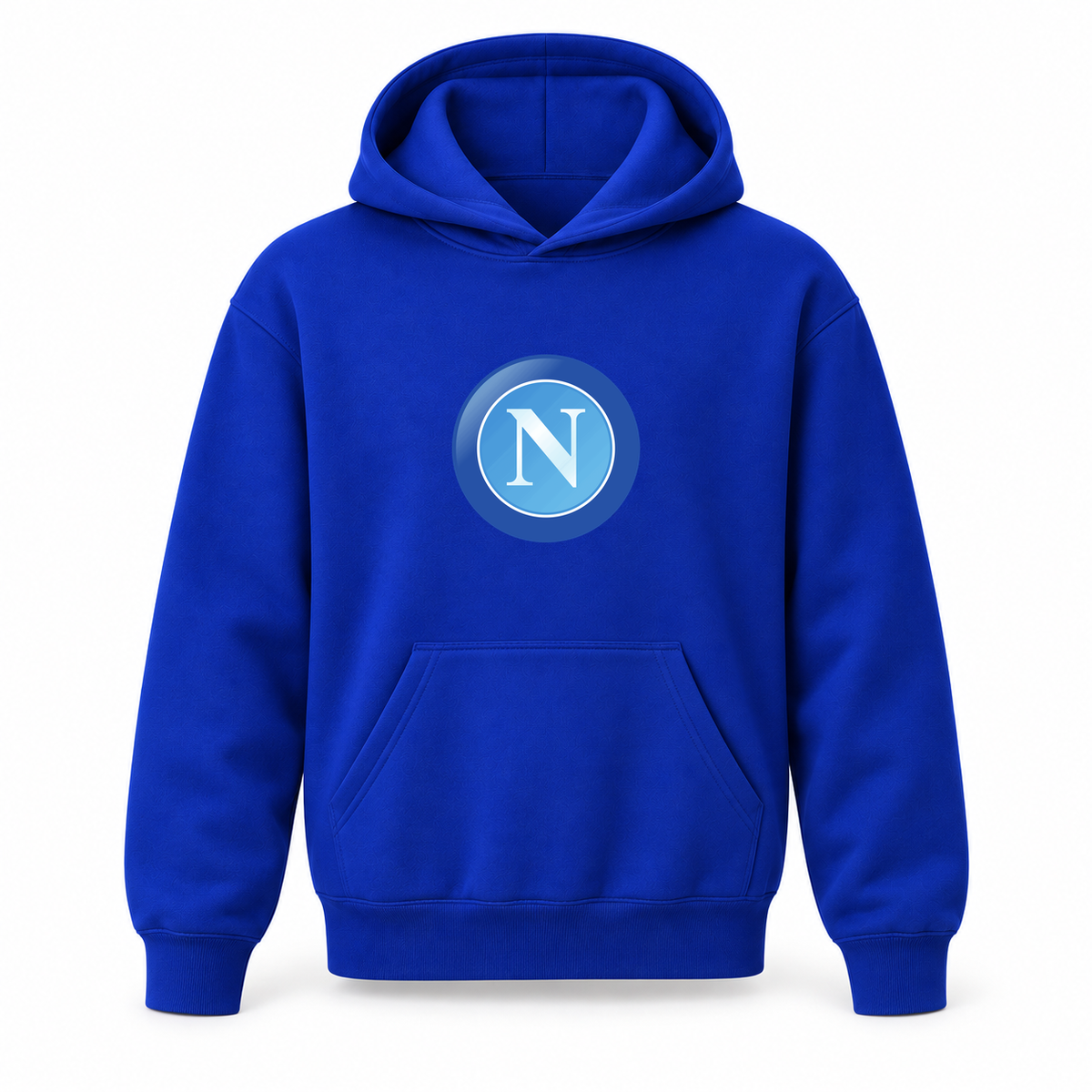 Youth Kids Napoli FC Pullover Hoodie | Color: Blue | Refreshed youth hoodie, original Drive artwork