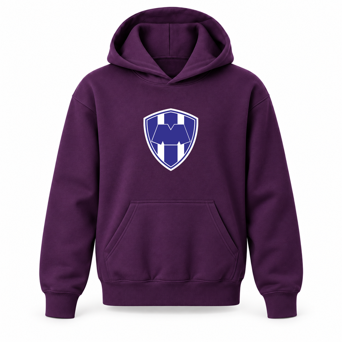 Youth Kids Monterrey FC Pullover Hoodie | Color: Purple | Refreshed youth hoodie, original Drive artwork