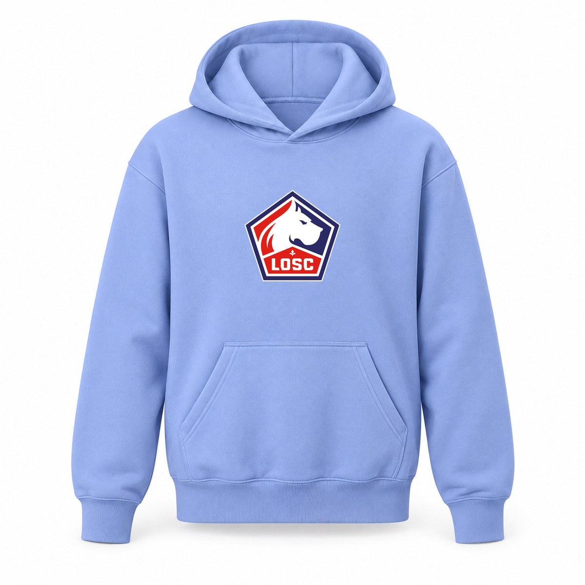 Youth Kids Lille Olympique FC Pullover Hoodie | Color: Turquoise | Refreshed youth hoodie, original Drive artwork