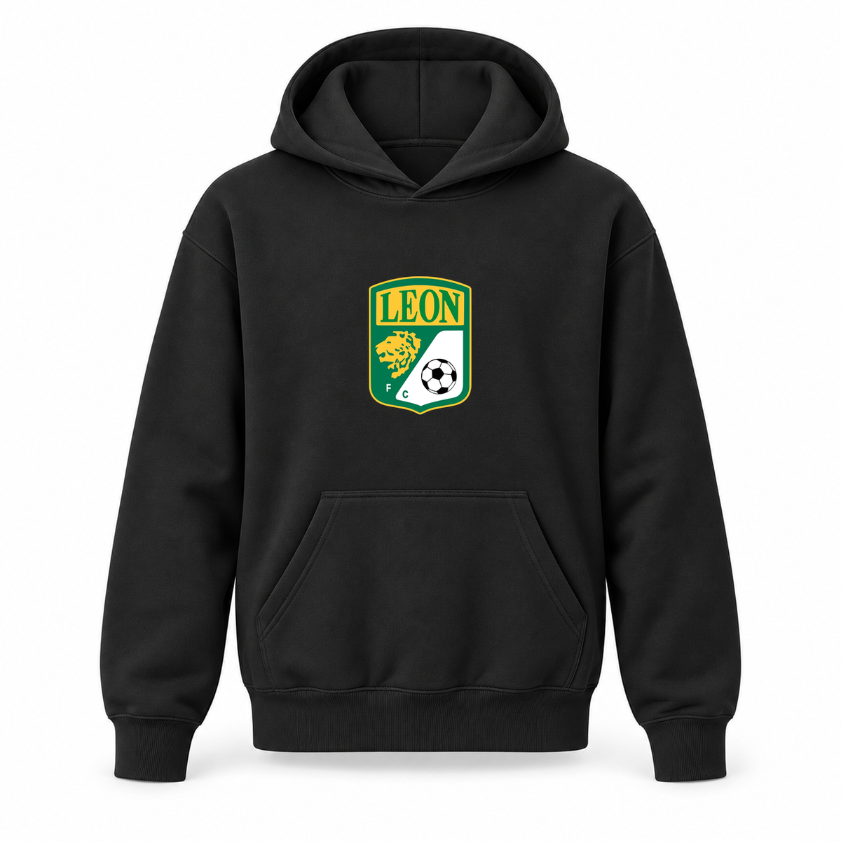 Youth Kids Leon FC Pullover Hoodie | Color: Black | Refreshed youth hoodie, original Drive artwork