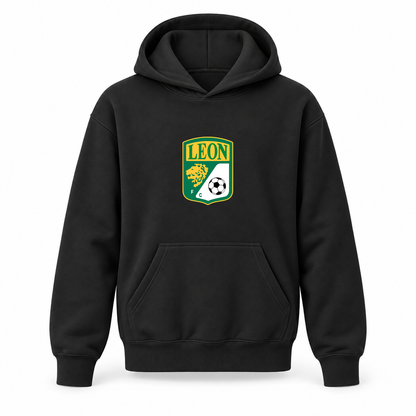 Youth Kids Leon FC Pullover Hoodie | Color: Black | Refreshed youth hoodie, original Drive artwork