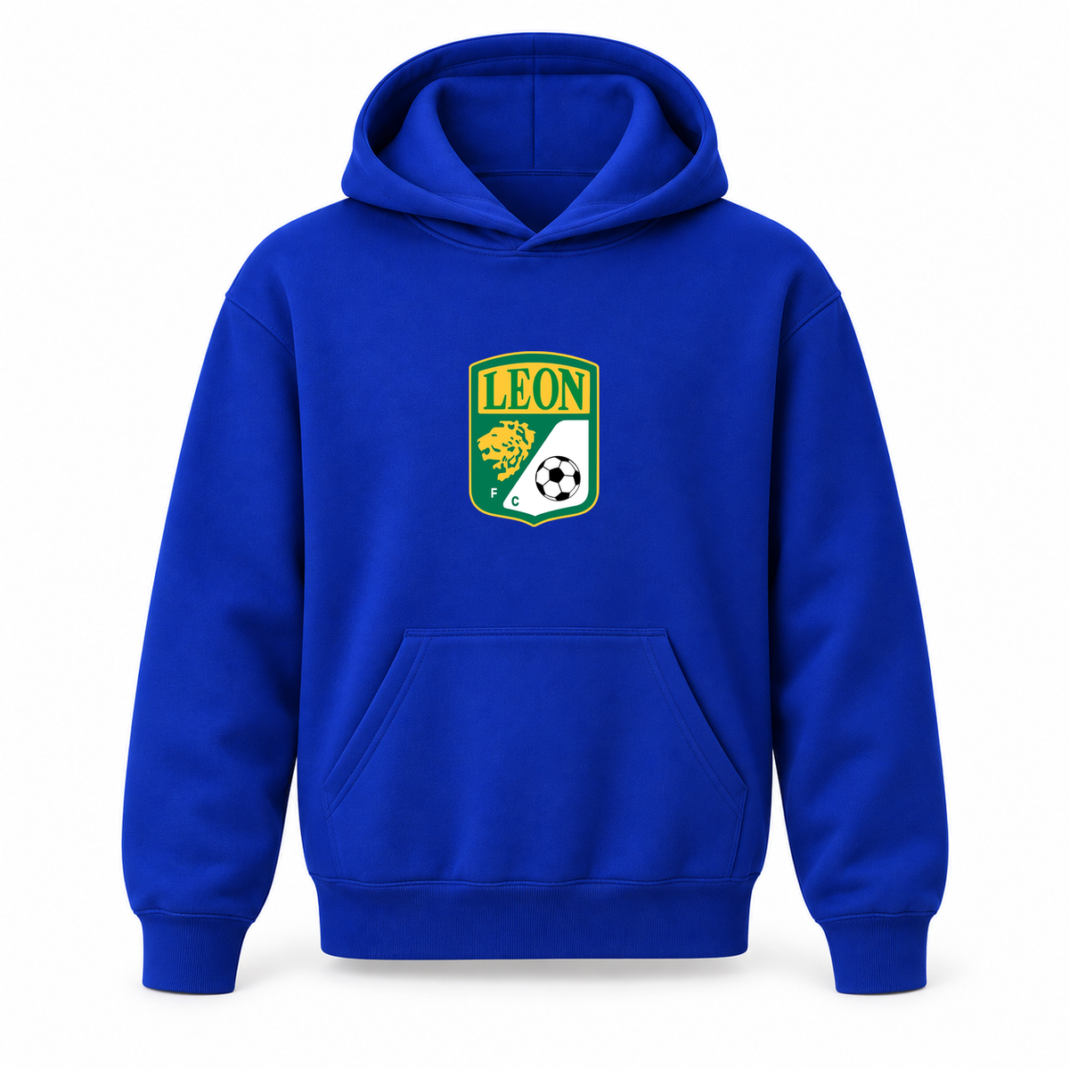 Youth Kids Leon FC Pullover Hoodie | Color: Blue | Refreshed youth hoodie, original Drive artwork