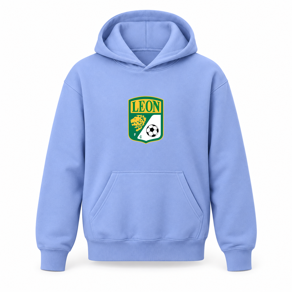 Youth Kids Leon FC Pullover Hoodie | Color: Turquoise | Refreshed youth hoodie, original Drive artwork