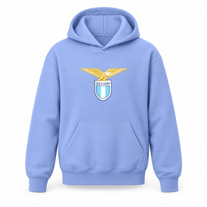 Youth Kids Lazio FC Pullover Hoodie | Color: Turquoise | Refreshed youth hoodie, original Drive artwork