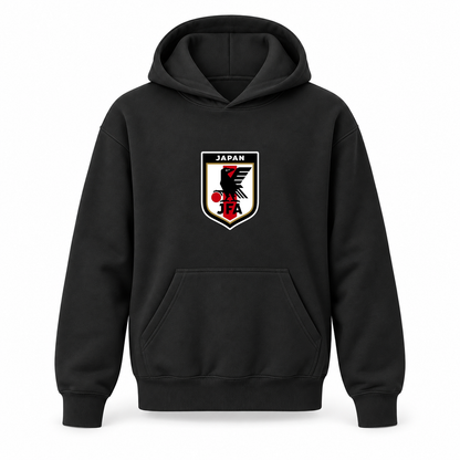 Youth Kids Japan National Soccer Team Pullover Hoodie | Color: Black | Refreshed youth hoodie, original Drive artwork