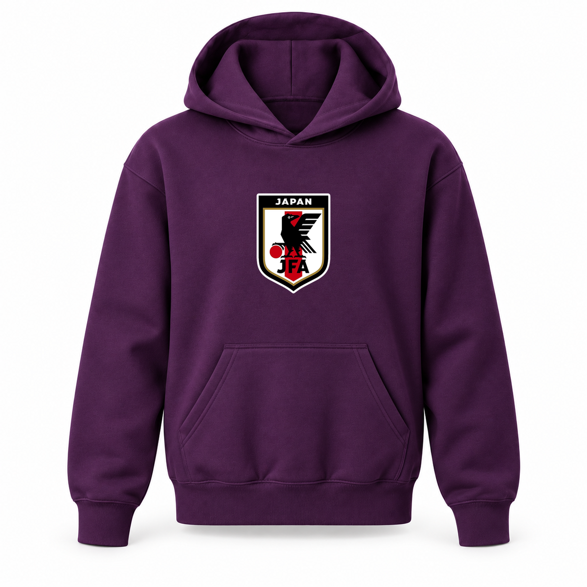 Youth Kids Japan National Soccer Team Pullover Hoodie | Color: Purple | Refreshed youth hoodie, original Drive artwork