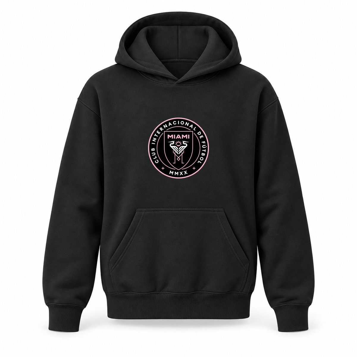 Youth Kids Inter Miami FC Pullover Hoodie | Color: Black | Refreshed youth hoodie, original Drive artwork