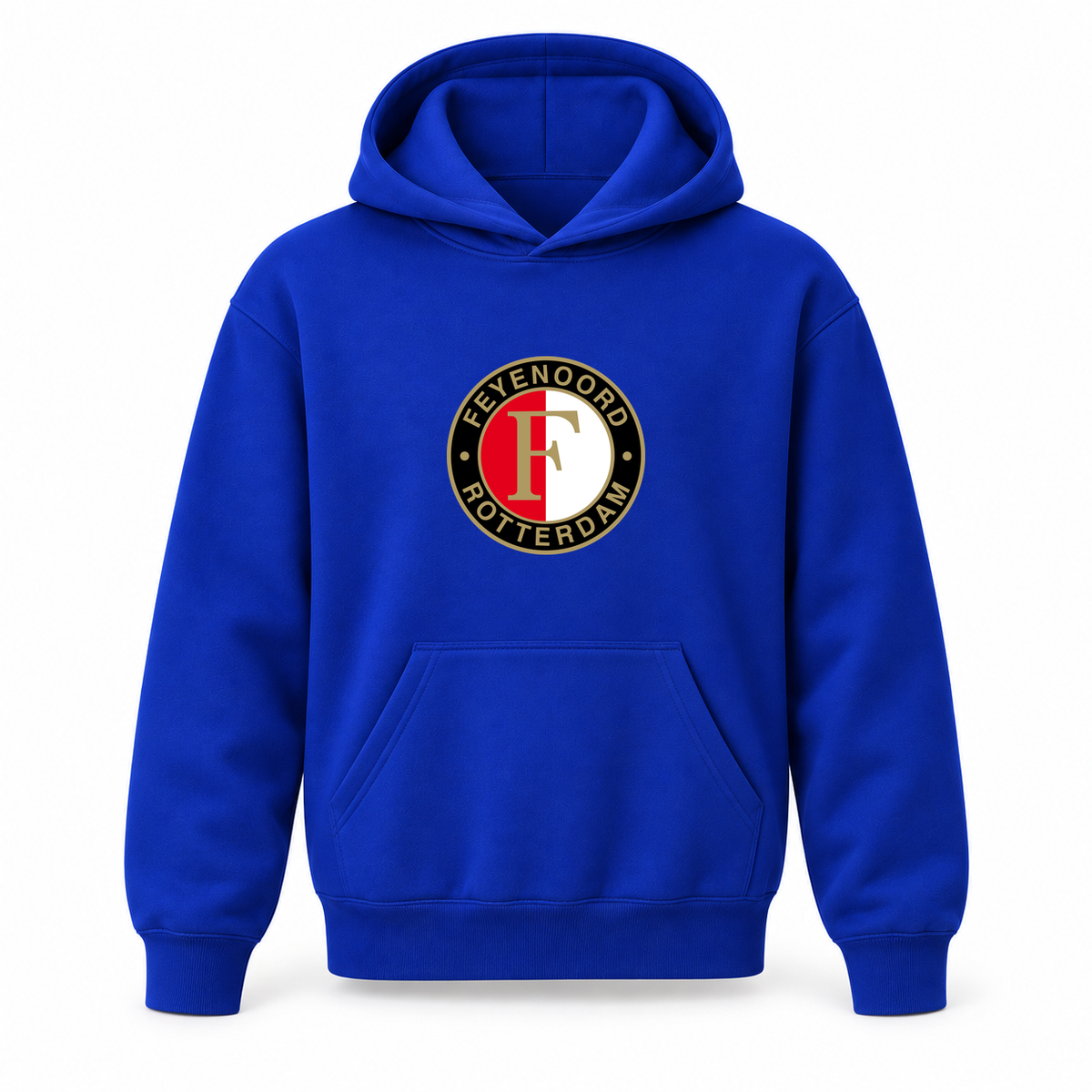 Youth Kids Feyenoord FC Pullover Hoodie | Color: Blue | Refreshed youth hoodie, original Drive artwork