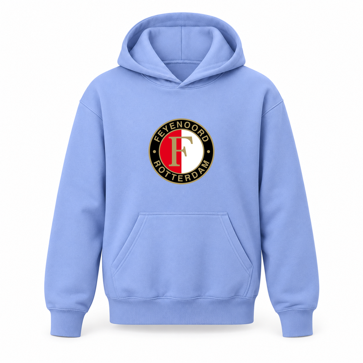 Youth Kids Feyenoord FC Pullover Hoodie | Color: Turquoise | Refreshed youth hoodie, original Drive artwork