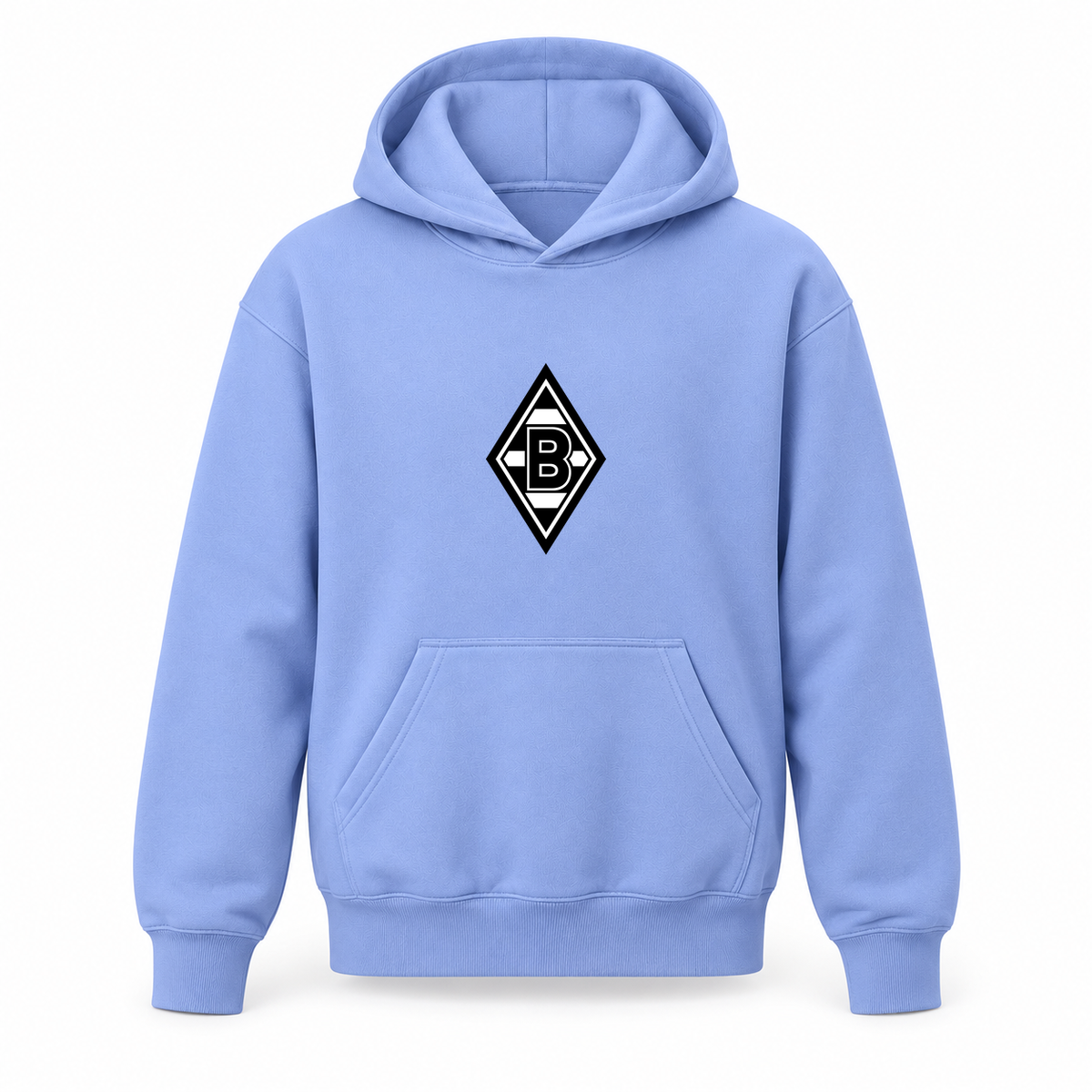 Youth Kids Borussia Monchengladbach FC Pullover Hoodie | Color: Turquoise | Refreshed youth hoodie, original Drive artwork
