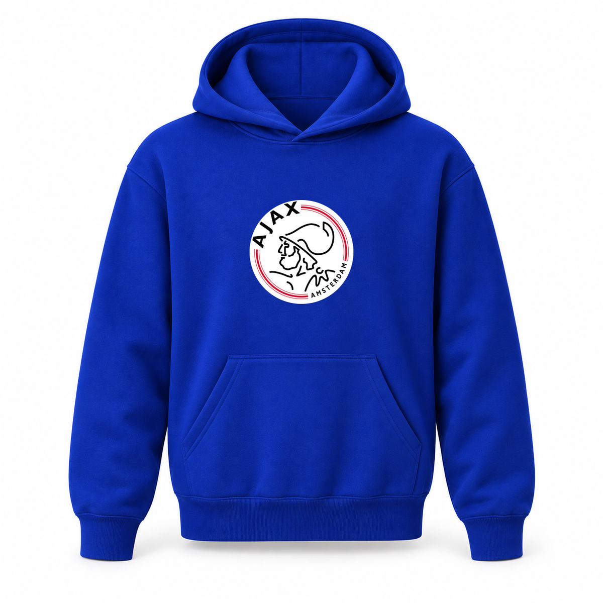 Youth Kids Amsterdamsche FC Ajax Pullover Hoodie | Color: Blue | Refreshed youth hoodie, original Drive artwork