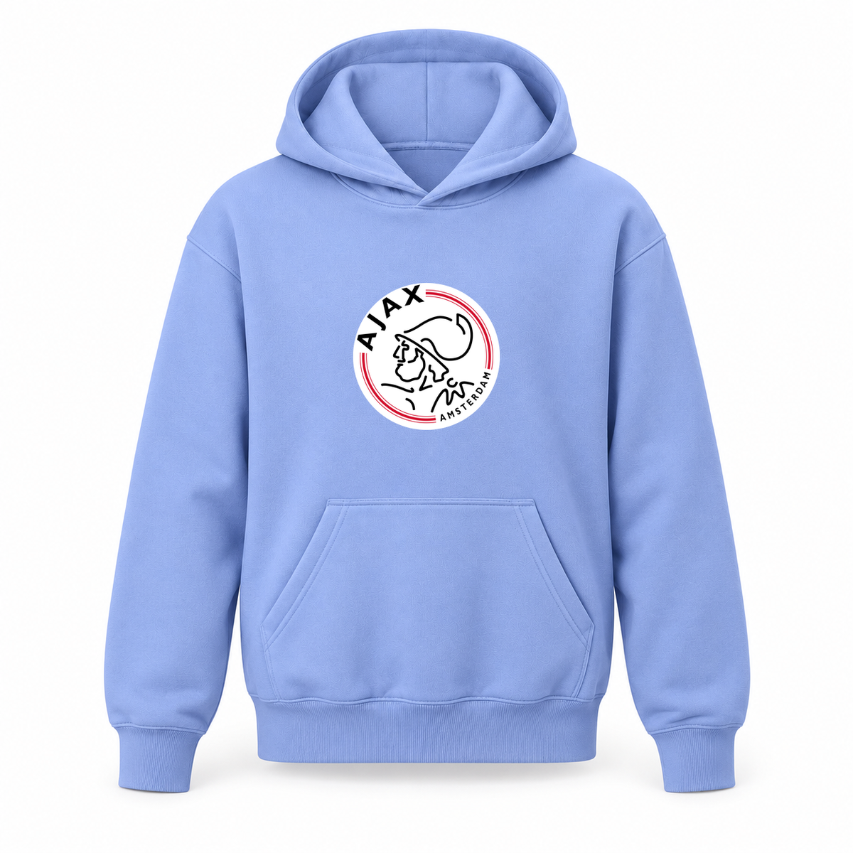 Youth Kids Amsterdamsche FC Ajax Pullover Hoodie | Color: Turquoise | Refreshed youth hoodie, original Drive artwork