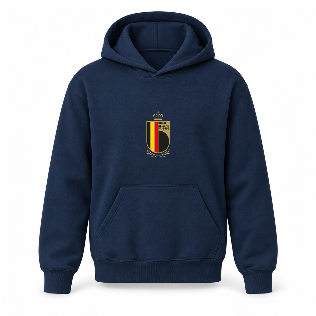 Youth Kids Belgium National Soccer Team Pullover Hoodie | Color: Navy | Refreshed youth hoodie, original Drive artwork